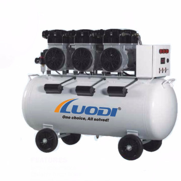 Compresor de aire sin aceite silencioso eléctrico del pistón de 6hp 220v en venta